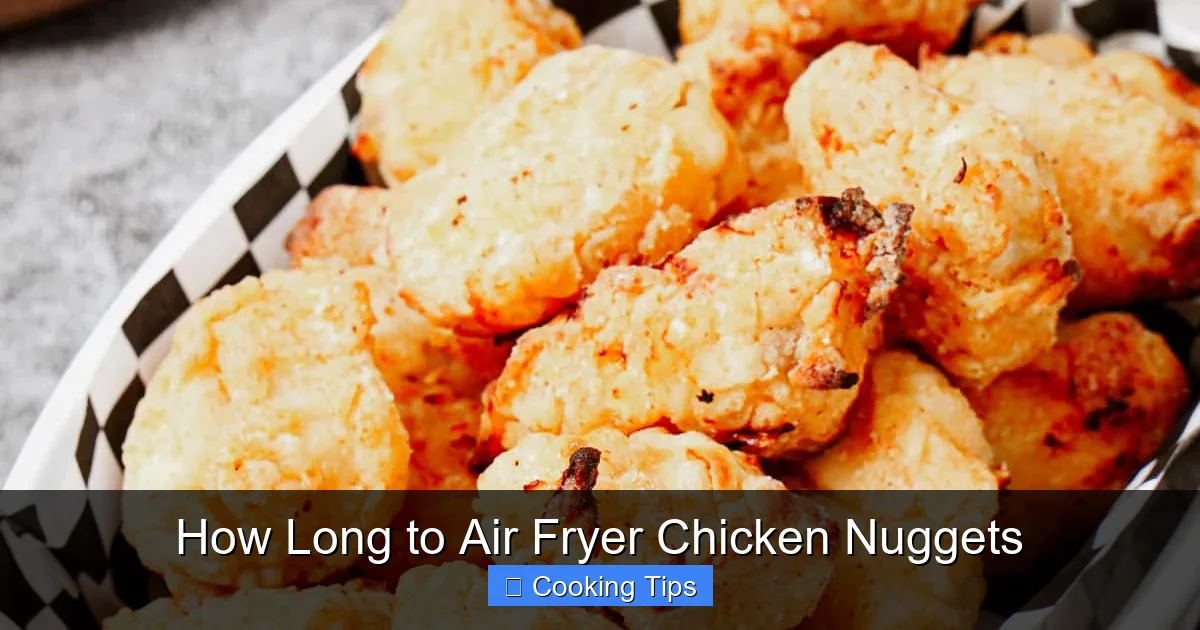 How Long to Air Fryer Chicken Nuggets