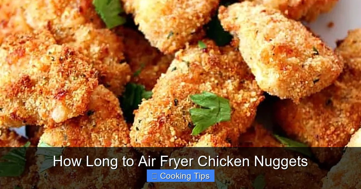 How Long to Air Fryer Chicken Nuggets