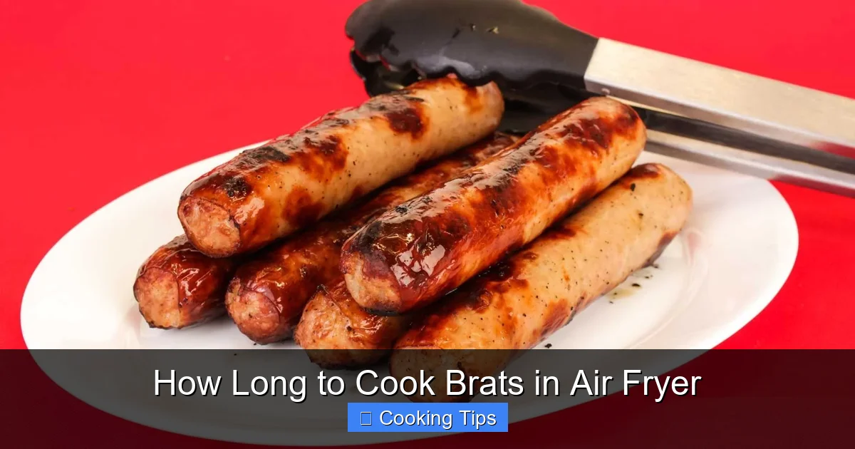 How Long to Cook Brats in Air Fryer