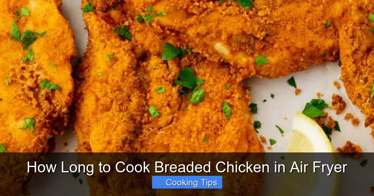How Long to Cook Breaded Chicken in Air Fryer