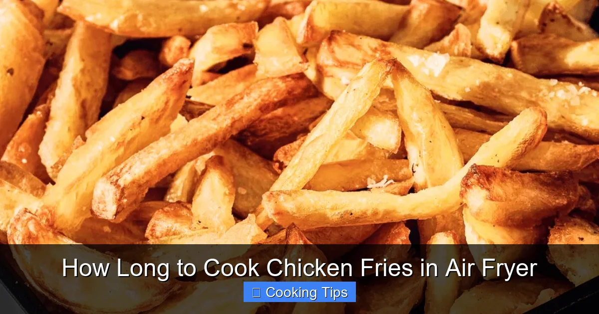 How Long to Cook Chicken Fries in Air Fryer