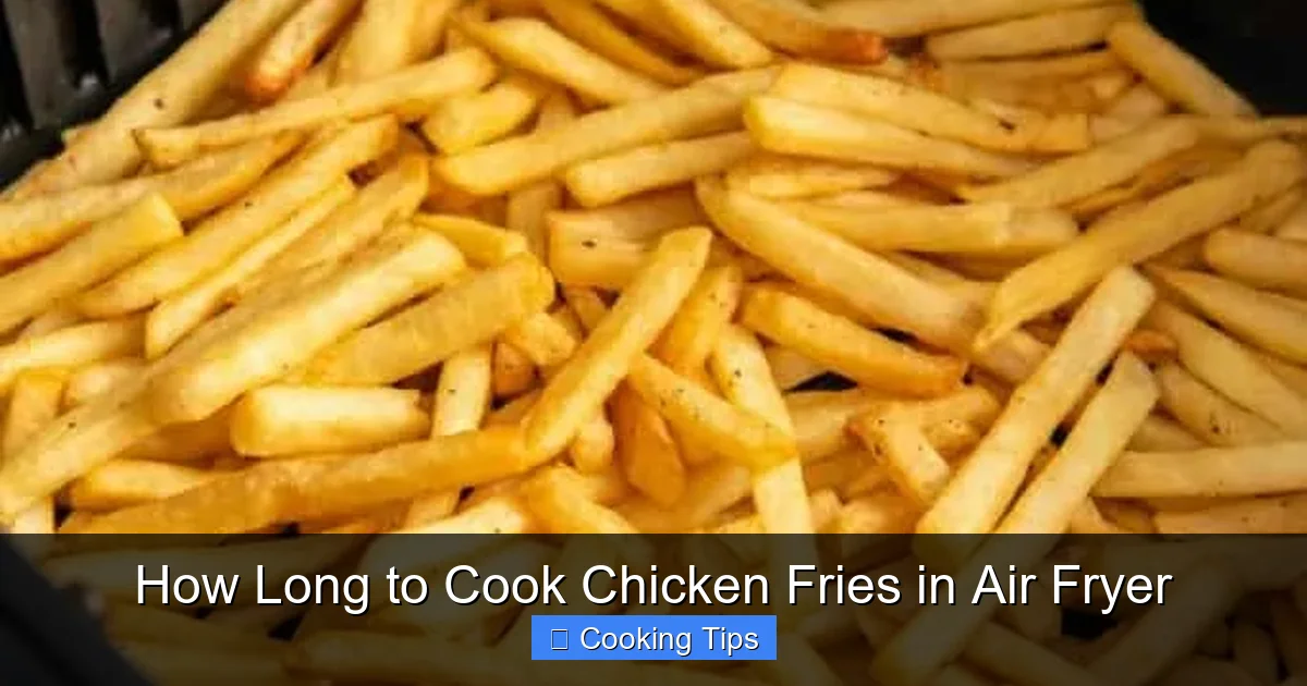 How Long to Cook Chicken Fries in Air Fryer