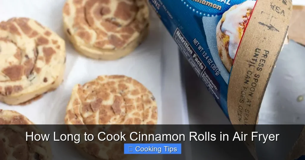 How Long to Cook Cinnamon Rolls in Air Fryer