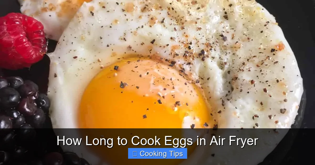 How Long to Cook Eggs in Air Fryer