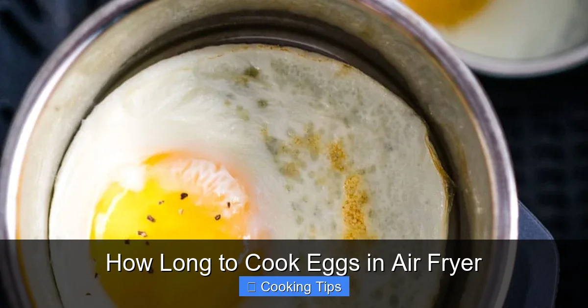 How Long to Cook Eggs in Air Fryer