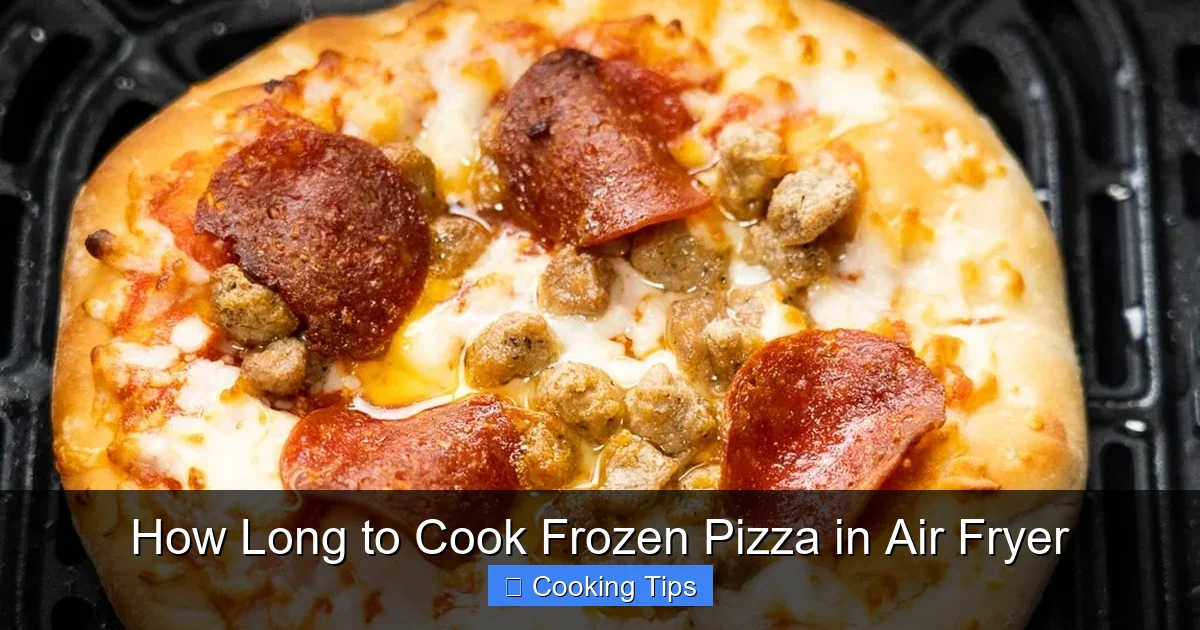 How Long to Cook Frozen Pizza in Air Fryer