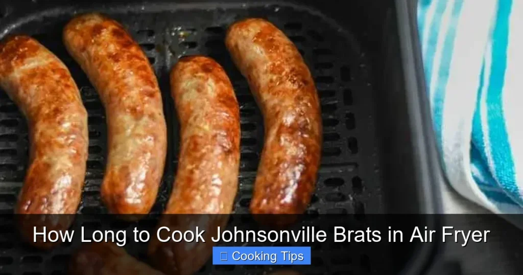 How Long to Cook Johnsonville Brats in Air Fryer