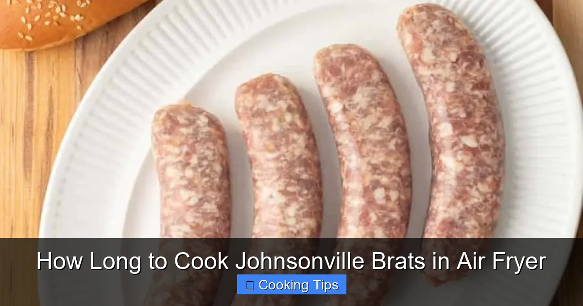 How Long to Cook Johnsonville Brats in Air Fryer