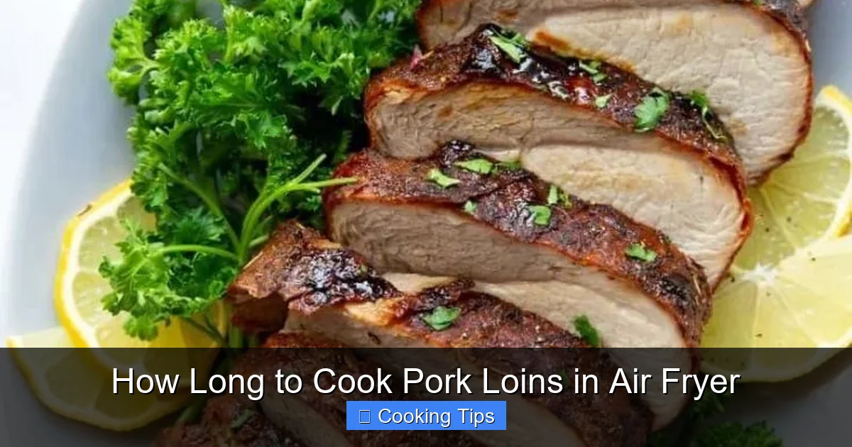 How Long to Cook Pork Loins in Air Fryer