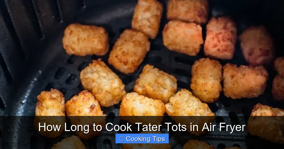 How Long to Cook Tater Tots in Air Fryer