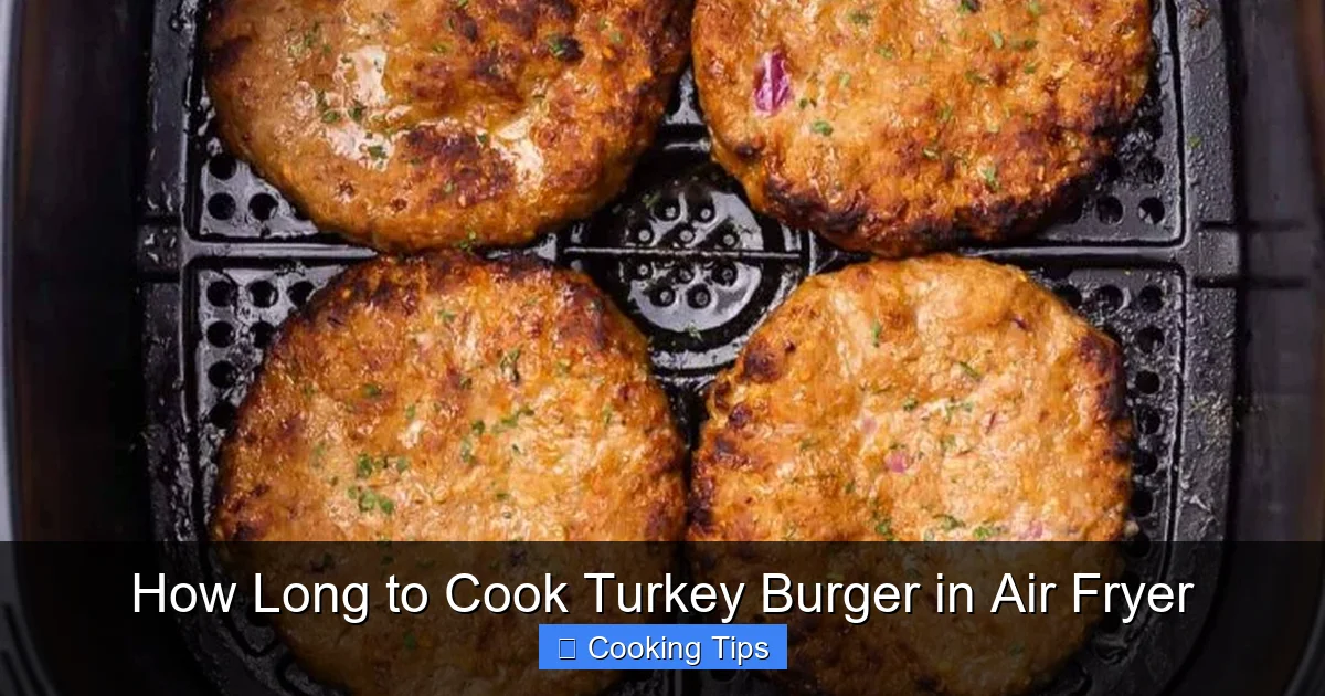 How Long to Cook Turkey Burger in Air Fryer