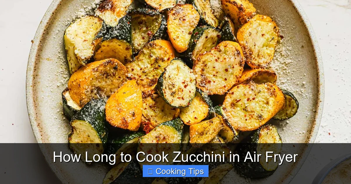How Long to Cook Zucchini in Air Fryer