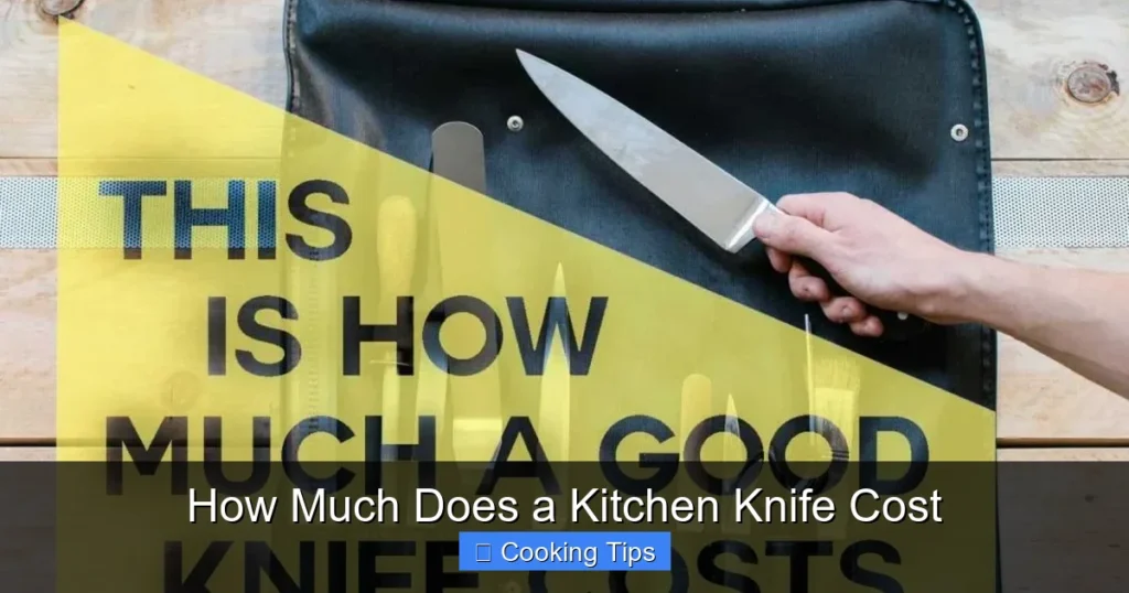 How Much Does a Kitchen Knife Cost