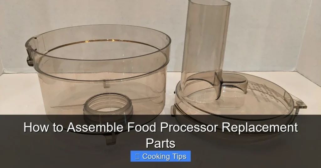 How to Assemble Food Processor Replacement Parts