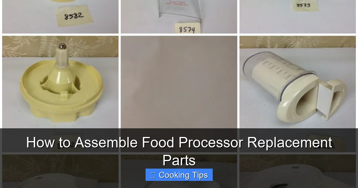 How to Assemble Food Processor Replacement Parts