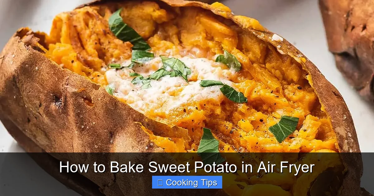 How to Bake Sweet Potato in Air Fryer