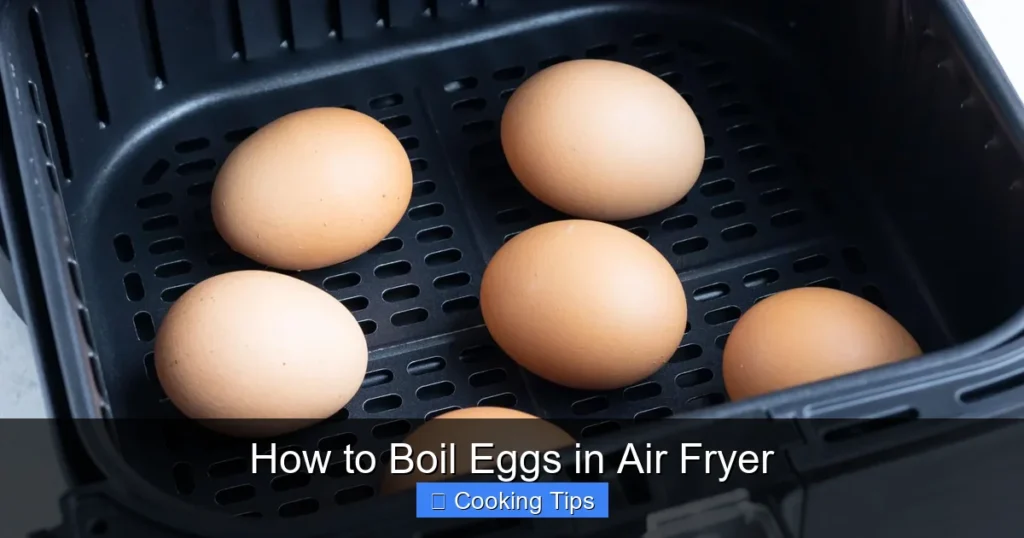 How to Boil Eggs in Air Fryer