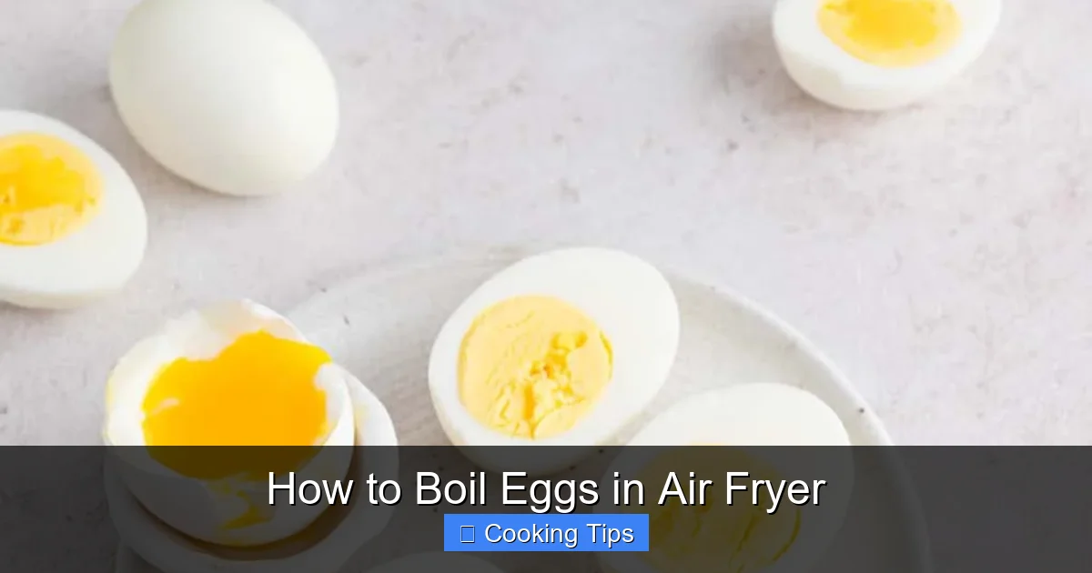 How to Boil Eggs in Air Fryer