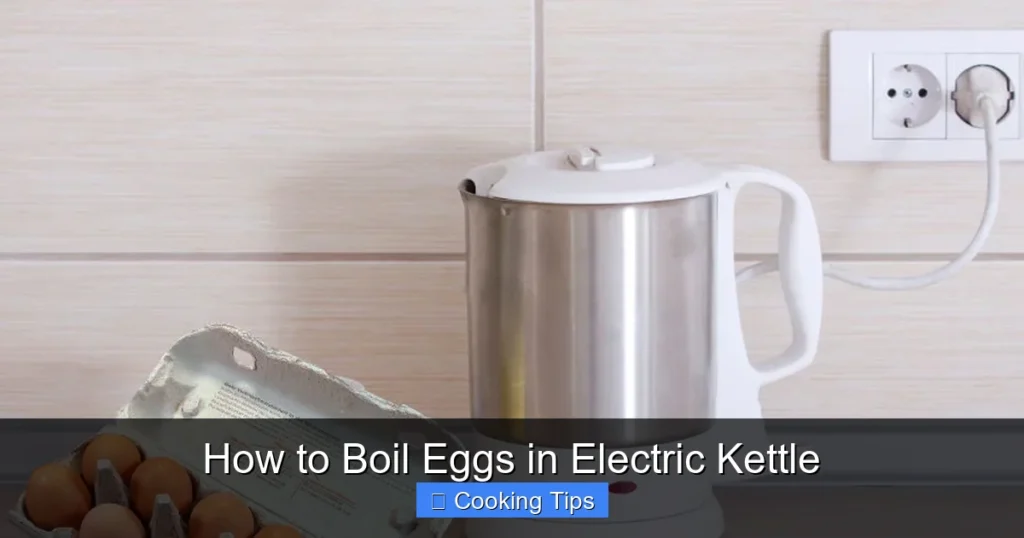 How to Boil Eggs in Electric Kettle
