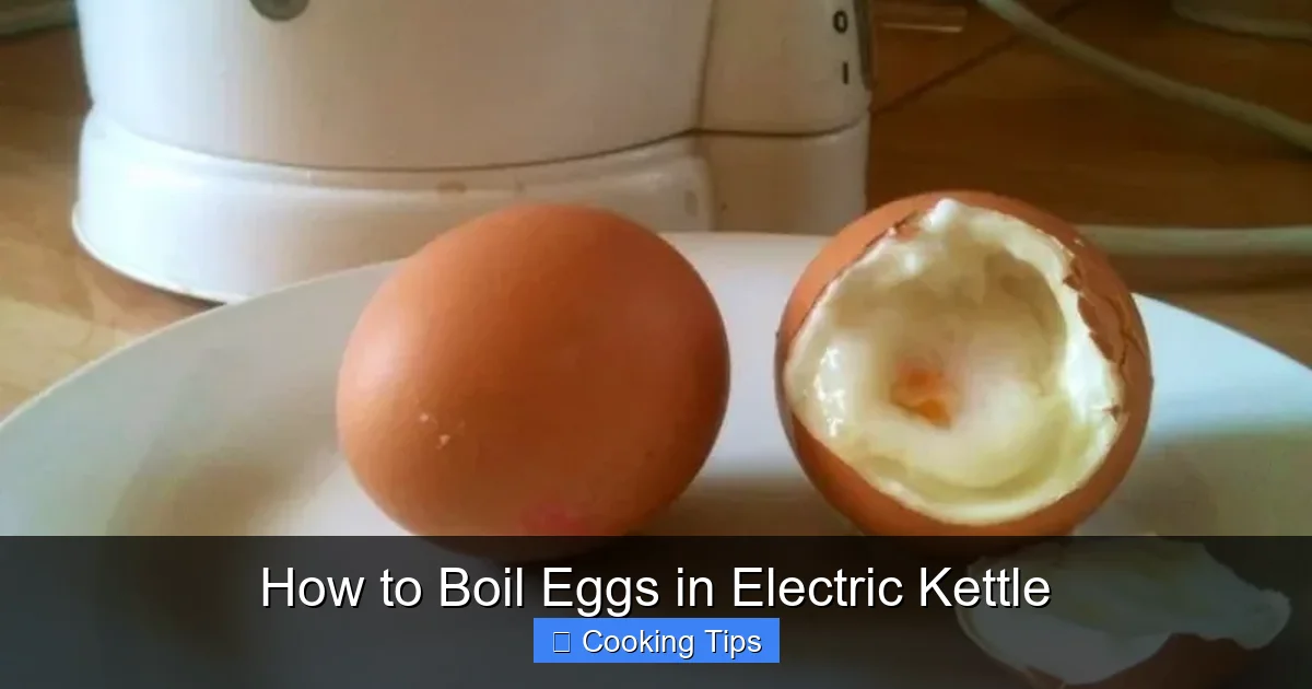 How to Boil Eggs in Electric Kettle
