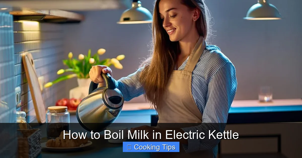 How to Boil Milk in Electric Kettle