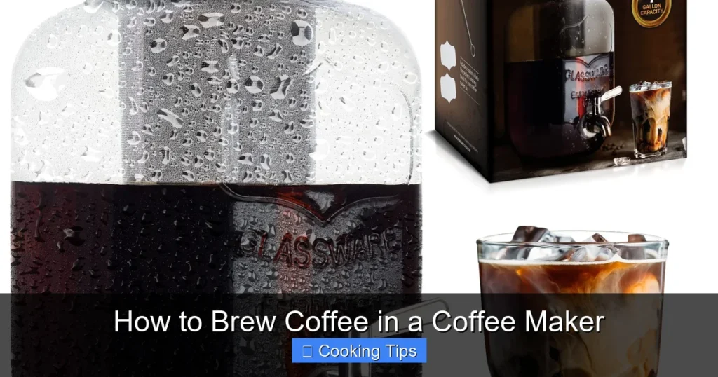 How to Brew Coffee in a Coffee Maker