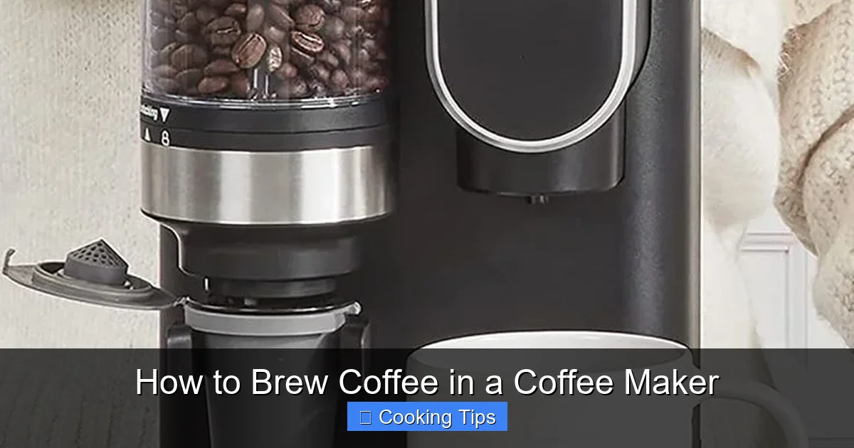 How to Brew Coffee in a Coffee Maker
