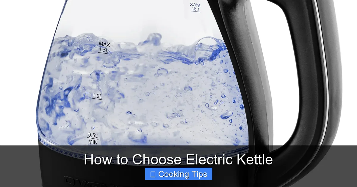 How to Choose Electric Kettle