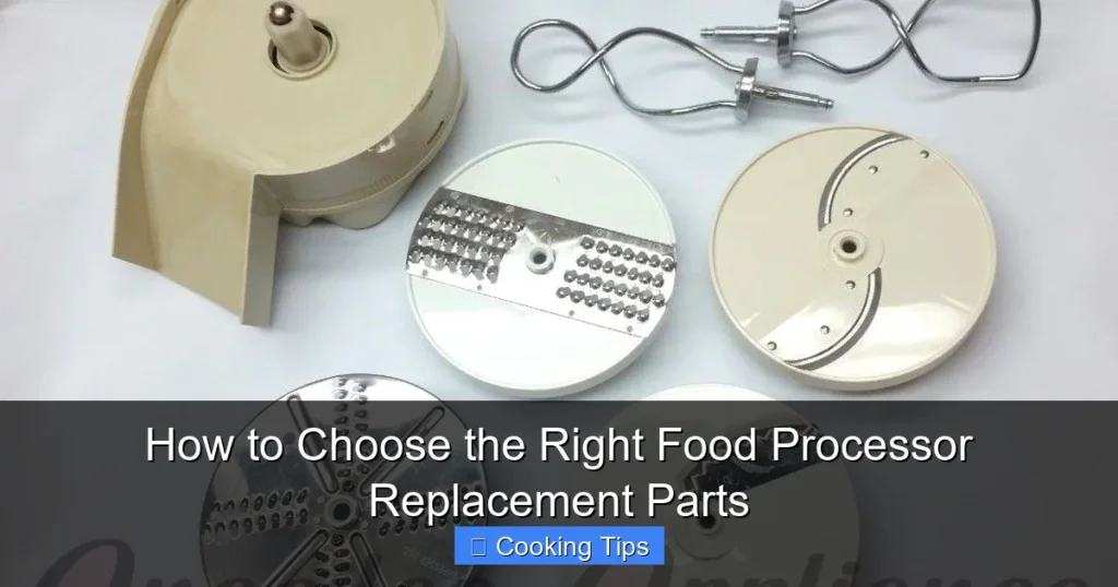 How to Choose the Right Food Processor Replacement Parts How to Choose the Right Food Processor Replacement Parts