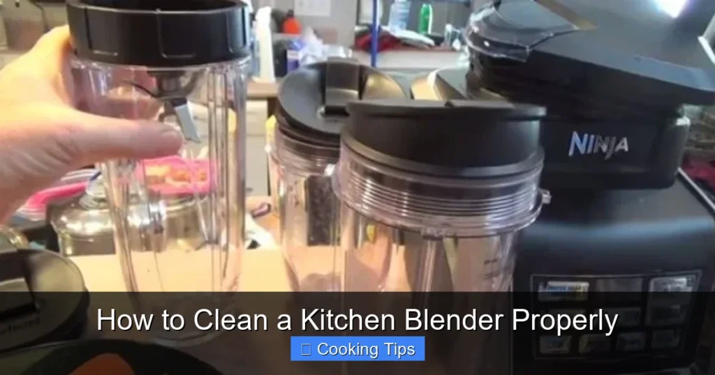 How to Clean a Kitchen Blender Properly