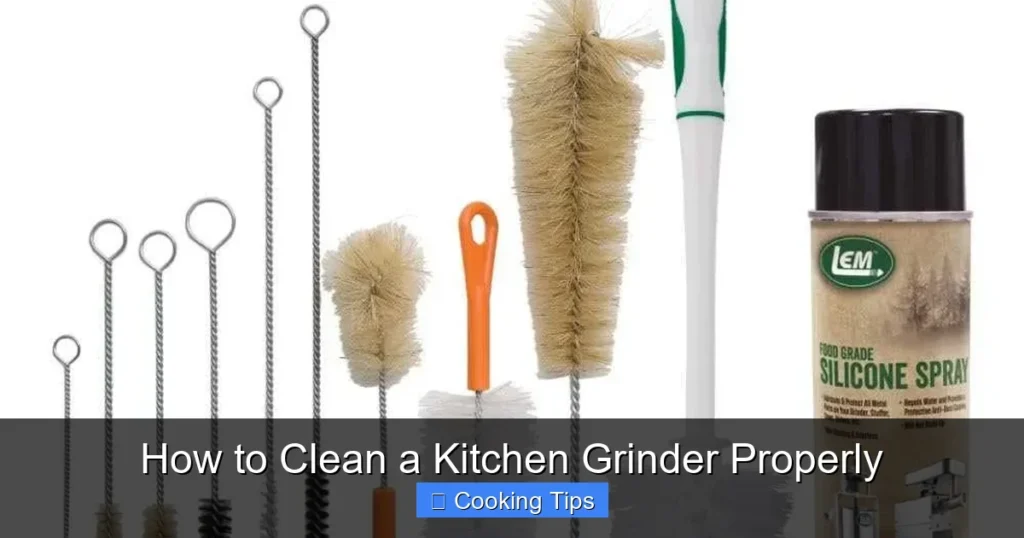 How to Clean a Kitchen Grinder Properly