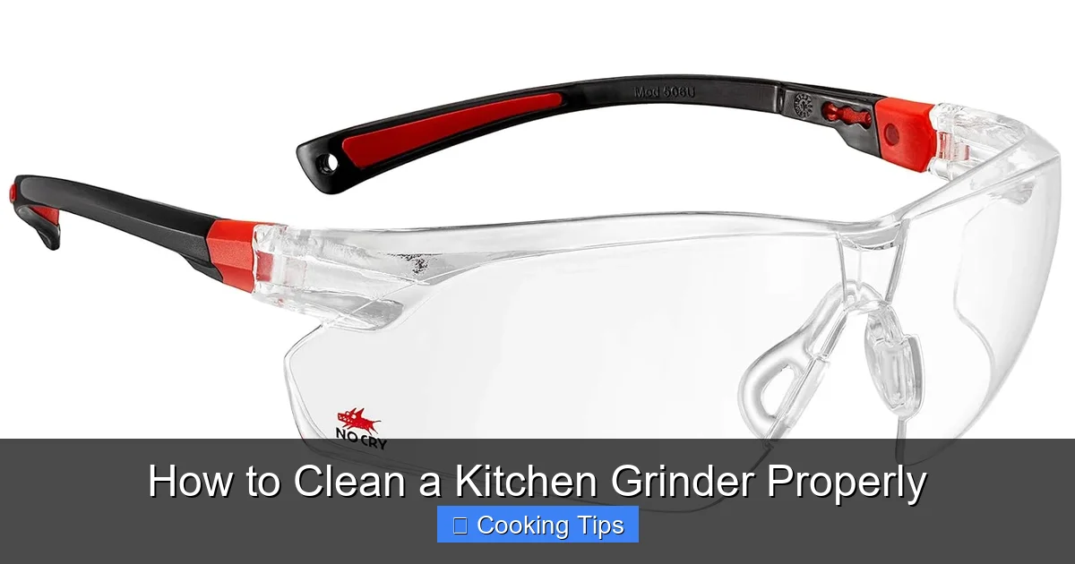How to Clean a Kitchen Grinder Properly
