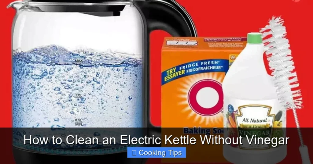How to Clean an Electric Kettle Without Vinegar