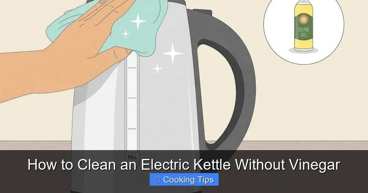 How to Clean an Electric Kettle Without Vinegar