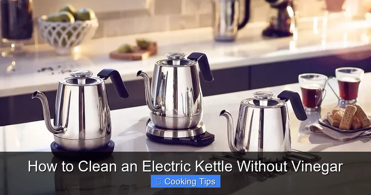 How to Clean an Electric Kettle Without Vinegar