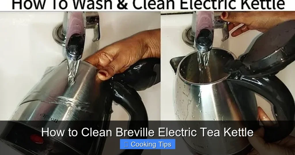 How to Clean Breville Electric Tea Kettle