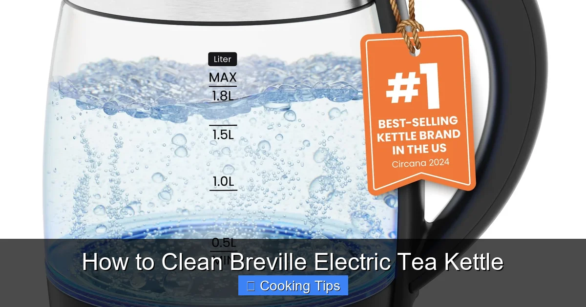 How to Clean Breville Electric Tea Kettle
