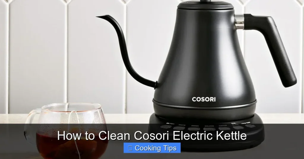How to Clean Cosori Electric Kettle