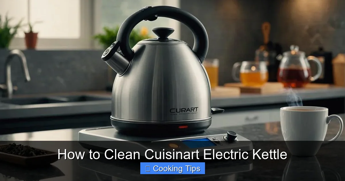 How to Clean Cuisinart Electric Kettle