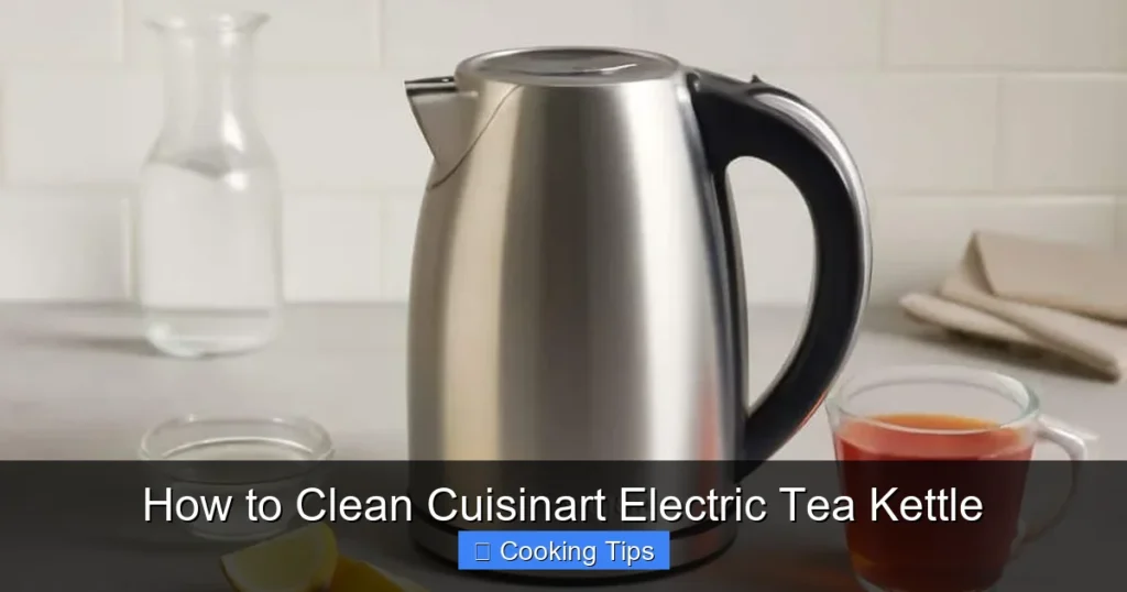 How to Clean Cuisinart Electric Tea Kettle How to Clean Cuisinart Electric Tea Kettle