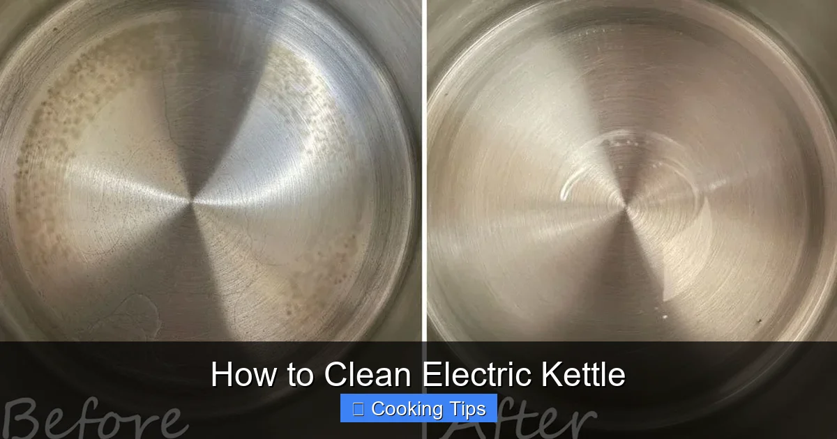 How to Clean Electric Kettle