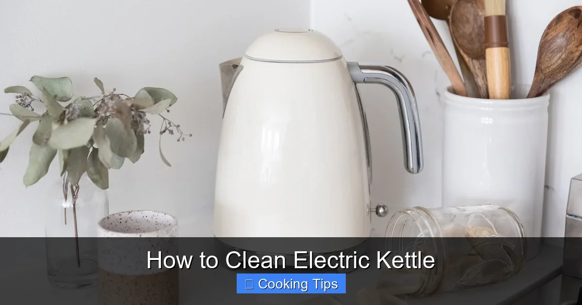 How to Clean Electric Kettle