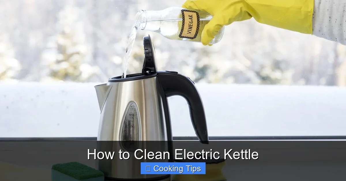 How to Clean Electric Kettle