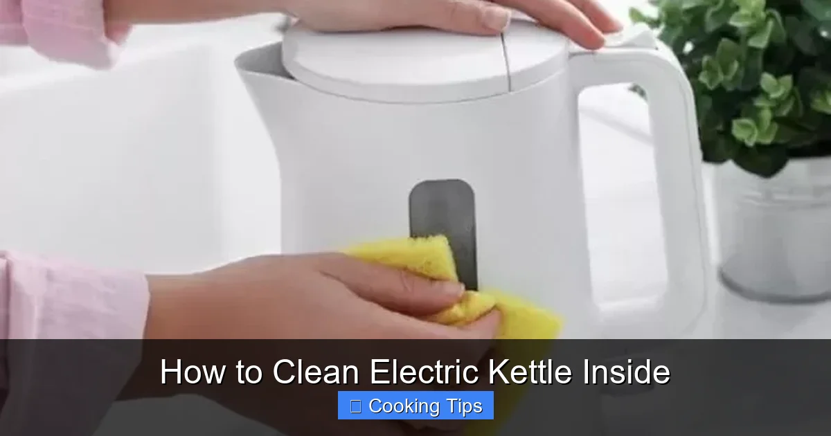 How to Clean Electric Kettle Inside