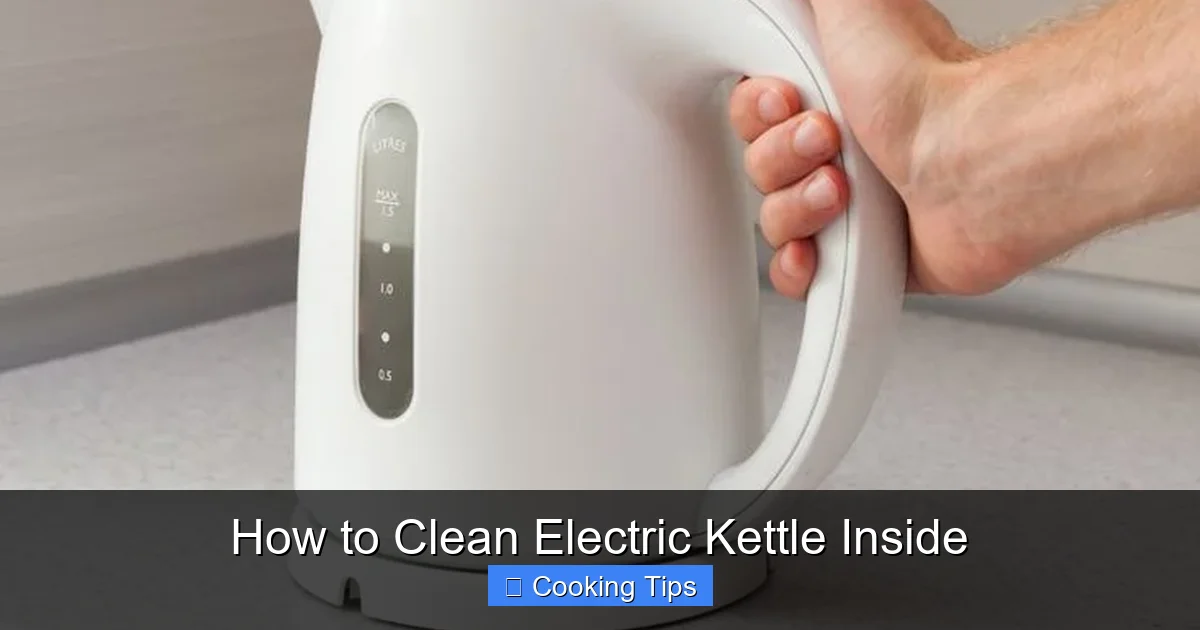 How to Clean Electric Kettle Inside