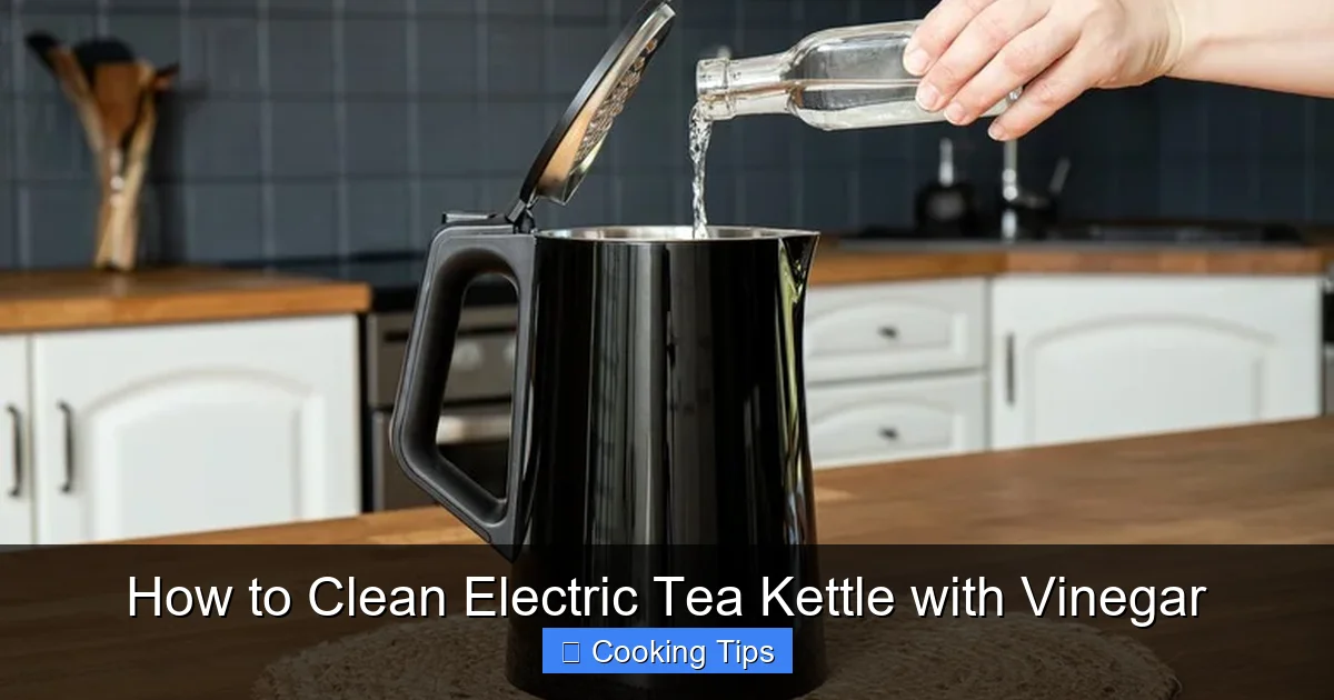 How to Clean Electric Tea Kettle with Vinegar