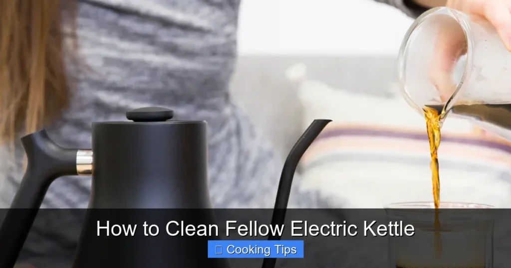 How to Clean Fellow Electric Kettle