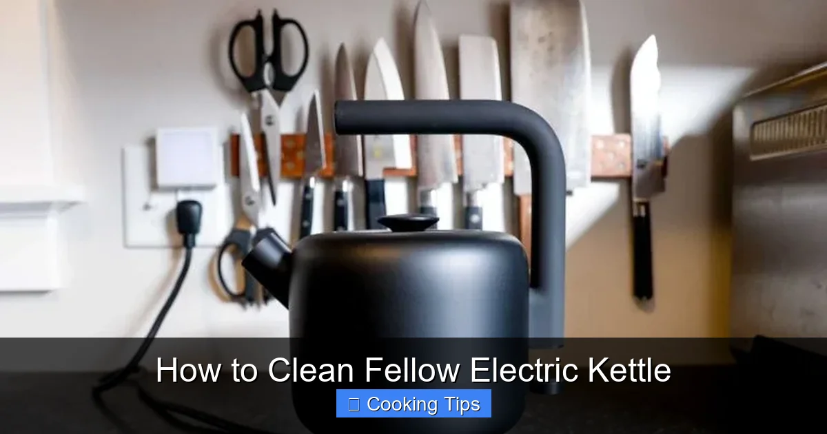 How to Clean Fellow Electric Kettle