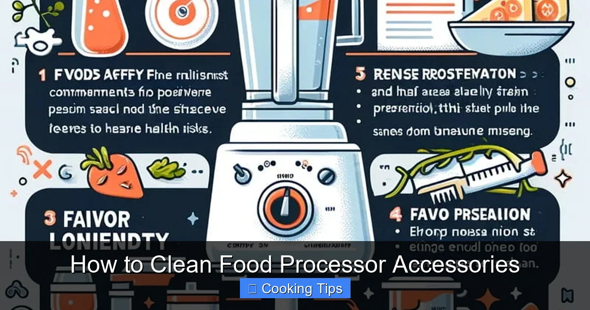 How to Clean Food Processor Accessories