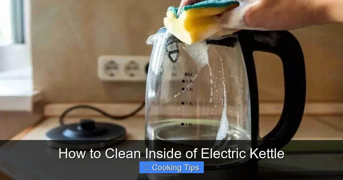 How to Clean Inside of Electric Kettle